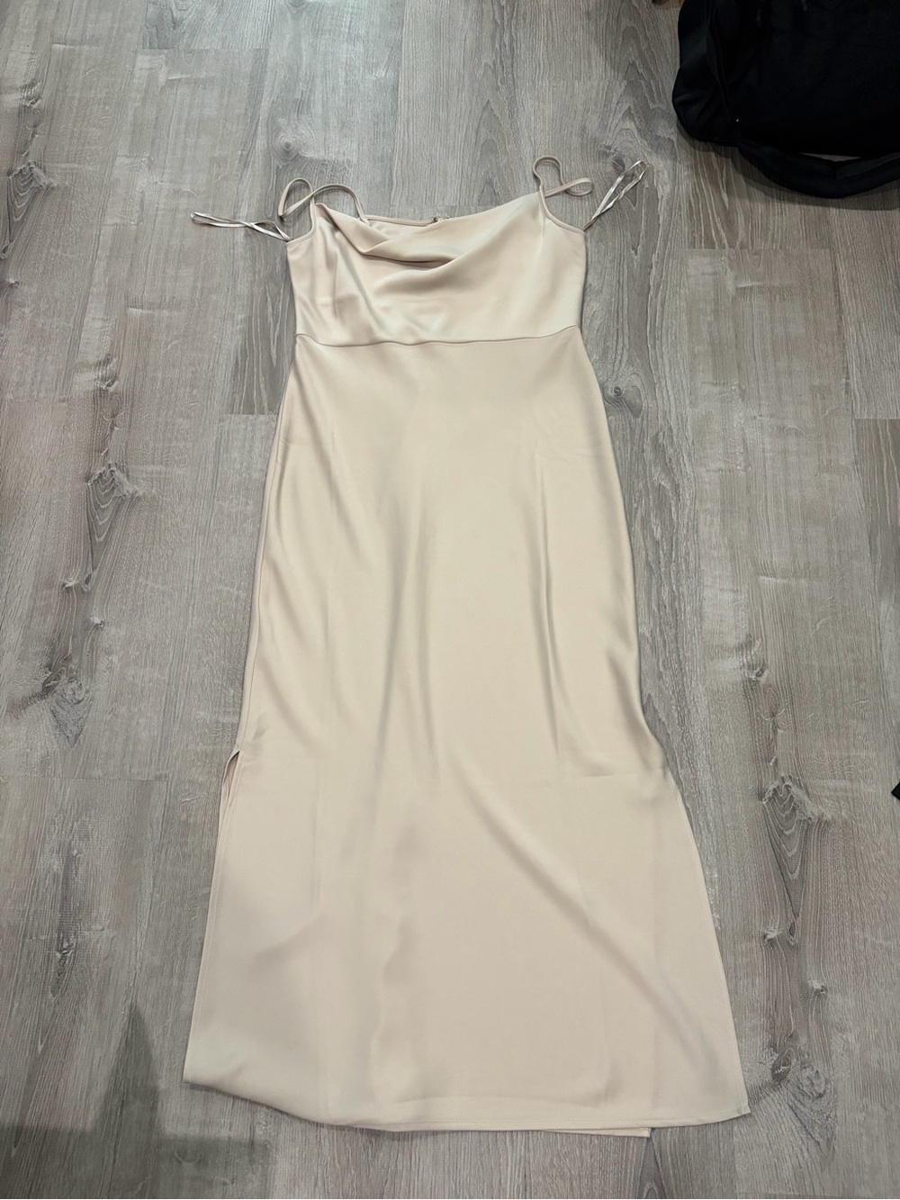 BHLDN champagne/ivory maxi dress, size 14